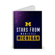 Onyourcases Stars From Manistee Michigan Awesome Custom Spiral Notebook New Ruled Line 118 Pages 59 Sheets 6 x 8 Inch 90 Gsm Paper School Work Business Journal Notebook Blocknotes Schedule Diary Notes