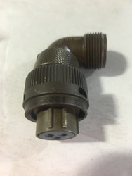 CONNECTOR, 3 PIN, RECEPTACLE, 90 DEG (KPT08E12-3S)