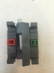 CONTACT BLOCK, 1 NO - 1 NC + HOLDER