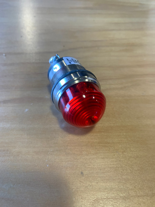 LIGHT, LED INDICATOR, RED LENS, DOMED, 72VDC (556-3506-304F)