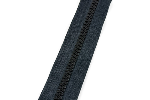 #5VF YKK® Nylon Molded Tooth Zipper Chain, Black (91050MBK