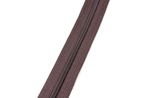 #3CF YKK® Nylon Self-Correcting Coil Zipper Chain, Brown (91030CSB)