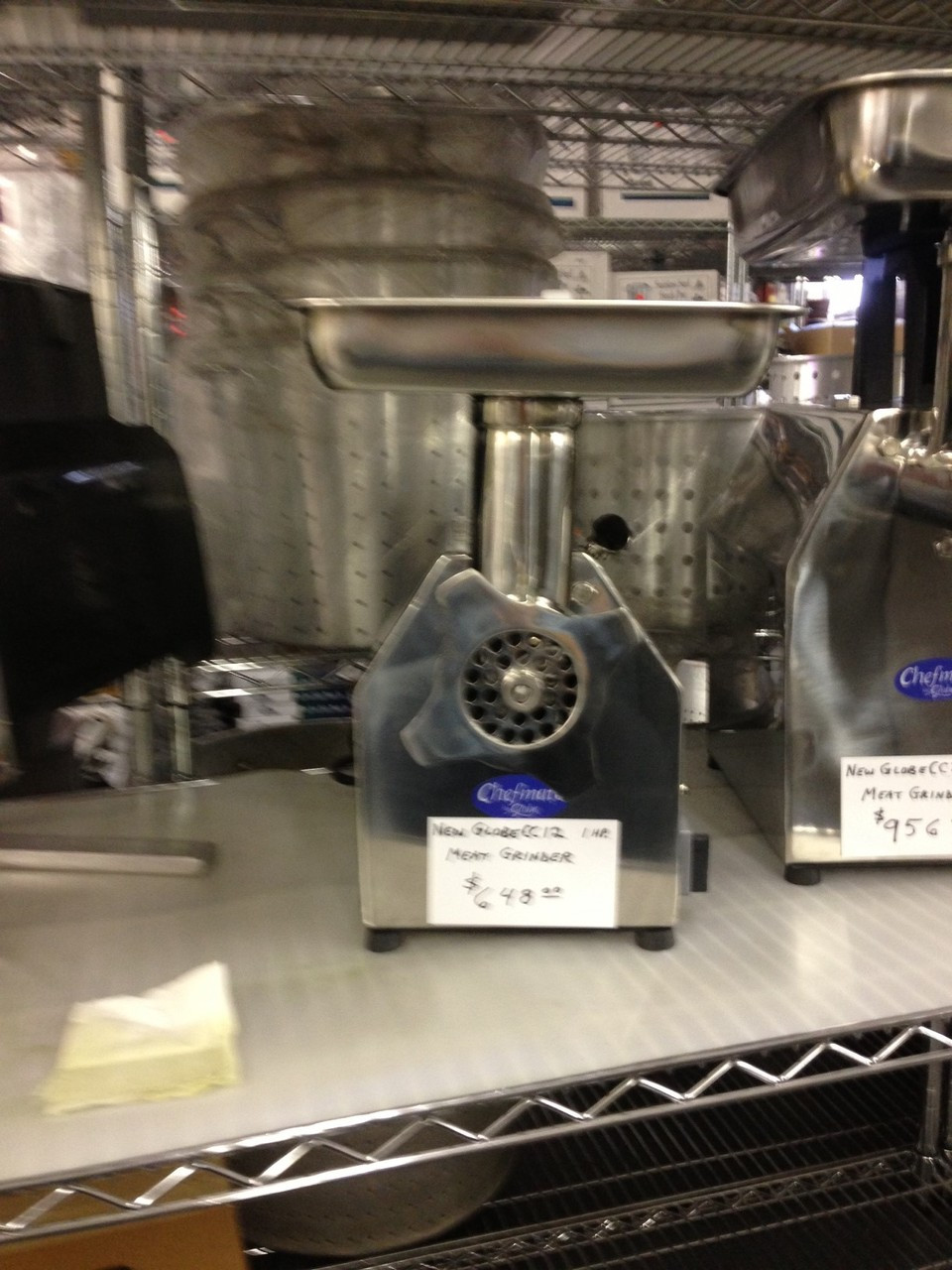 GLOBE CC12 MEAT GRINDER Gillette Restaurant Equipment