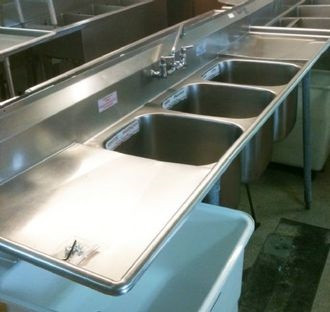 3 Bay Sink