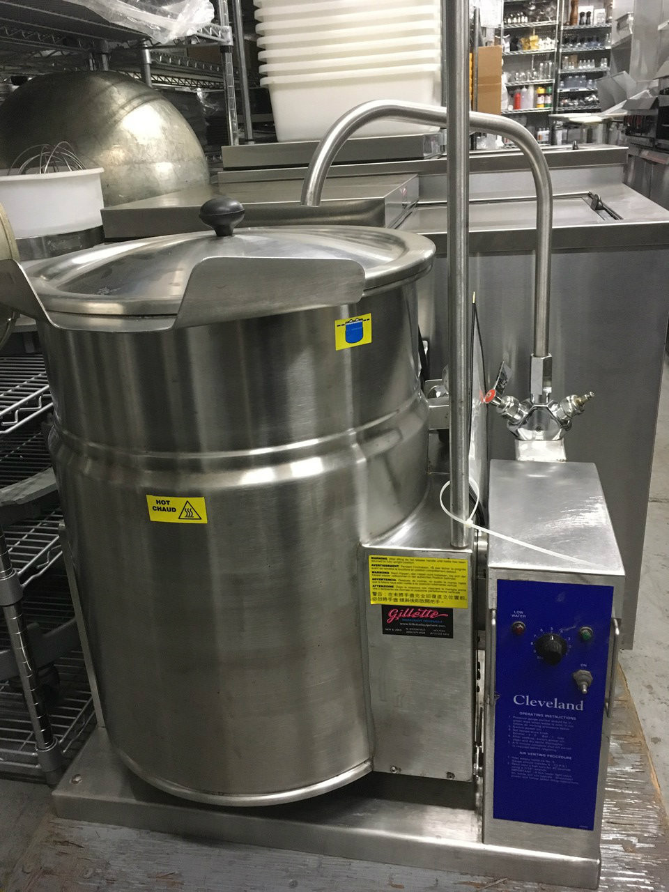 CLEVELAND RANGE KGT12T STEAM KETTLE