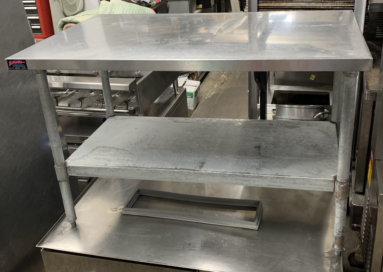Used Stainless Steel Tables >> Stainless Steel Table W Under Shelf 48 Used Stainless Steel Tables >> Stainless Steel Table W Under Shelf 48