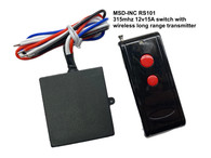 315MHz 12V DC Compact Wireless Key Fob On/Off Relay Switch