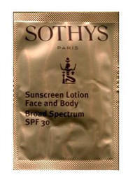 Sothys Sunscreen Lotion SPF 30 Trial Sample