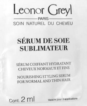 Leonor Greyl Sérum De Soie Sublimateur Nourishing Hair Serum Trial Sample