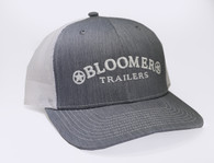Heather Grey Cap with White Bloomer Trailers Logo