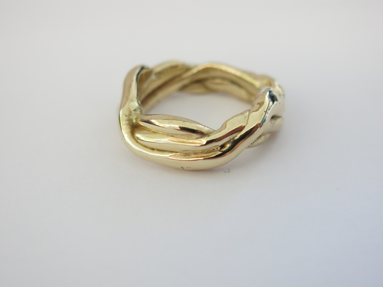 "Glue Gun" Ring in 14k gold size 7 Sonya Ltd