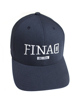 FINAO Classic Flexfit Wool Hat - Navy & White