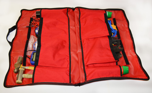 Ferno Harness Gear Bag Electrical - inside with possible contents (not included with bag)