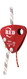 ISC RED Back Up Device with Fixed Tow Cord - on rope view