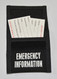 MIR Emergency Incident Card Pouch E with Velcro 