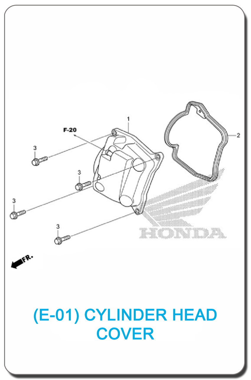 E-01/ CYLINDER HEAD COVER CLICK125i 2012 SMALL INDEX PICTURE