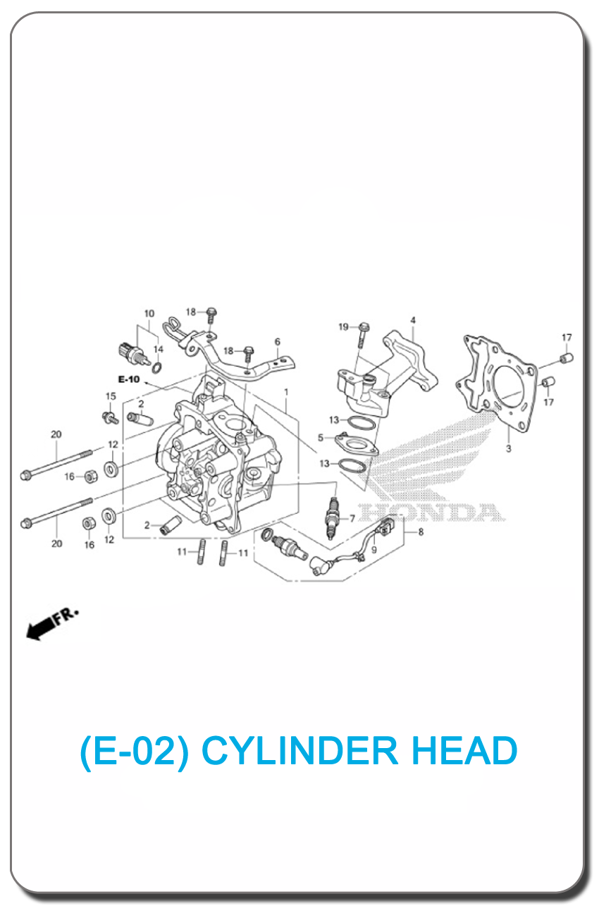 E-02/ CYLINDER HEAD CLICK125i 2012 SMALL INDEX PICTURE