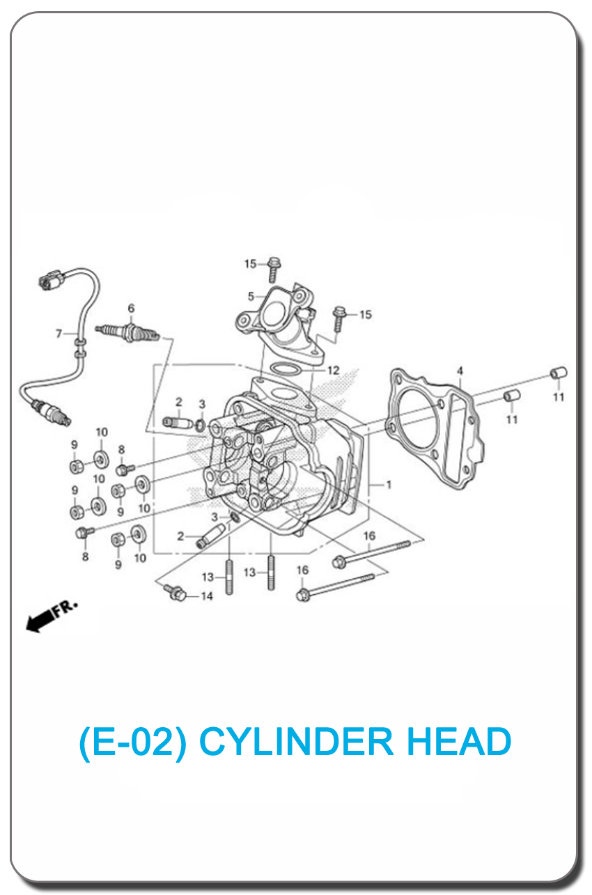 E-02/ CYLINDER HEAD WAVE110i 2017 SMALL INDEX PICTURE