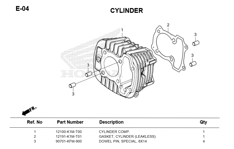 E-04/ CYLINDER WAVE110i 2021
