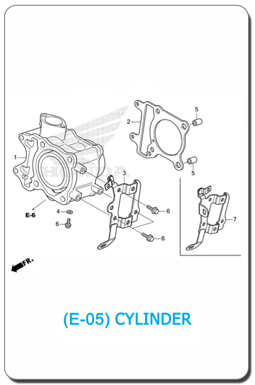 E-05/ CYLINDER CLICK125 2022 SMALL INDEX PICTURE