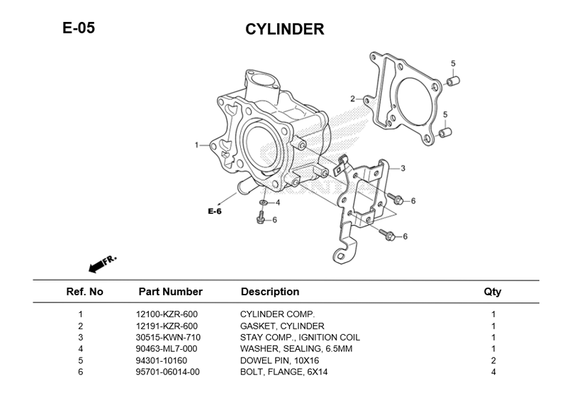 E-05/ CYLINDER LEAD125 2021