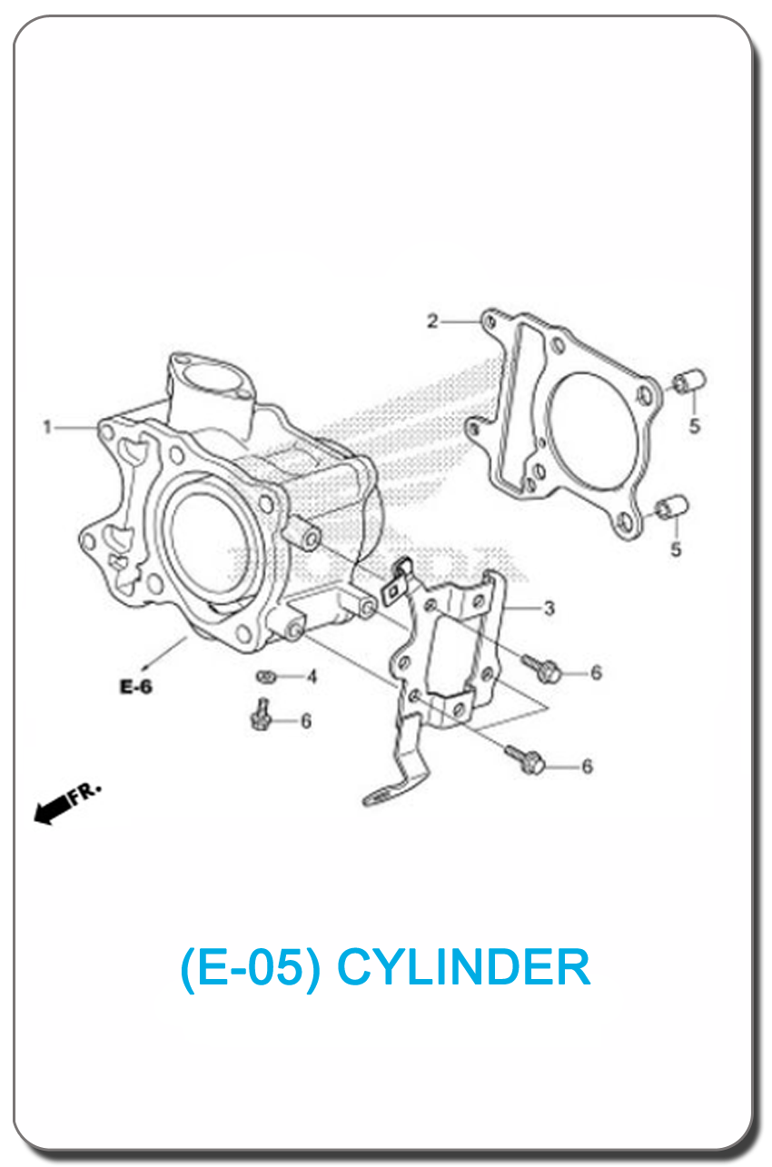 E-05-CYLINDER SH150i 2013
