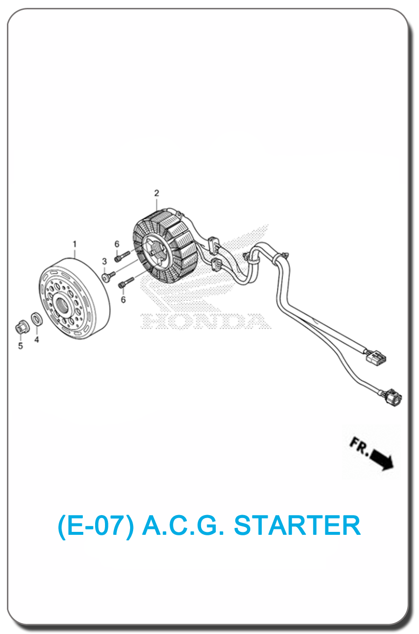 E-07/ A.C.G. STARTER LEAD125 2021