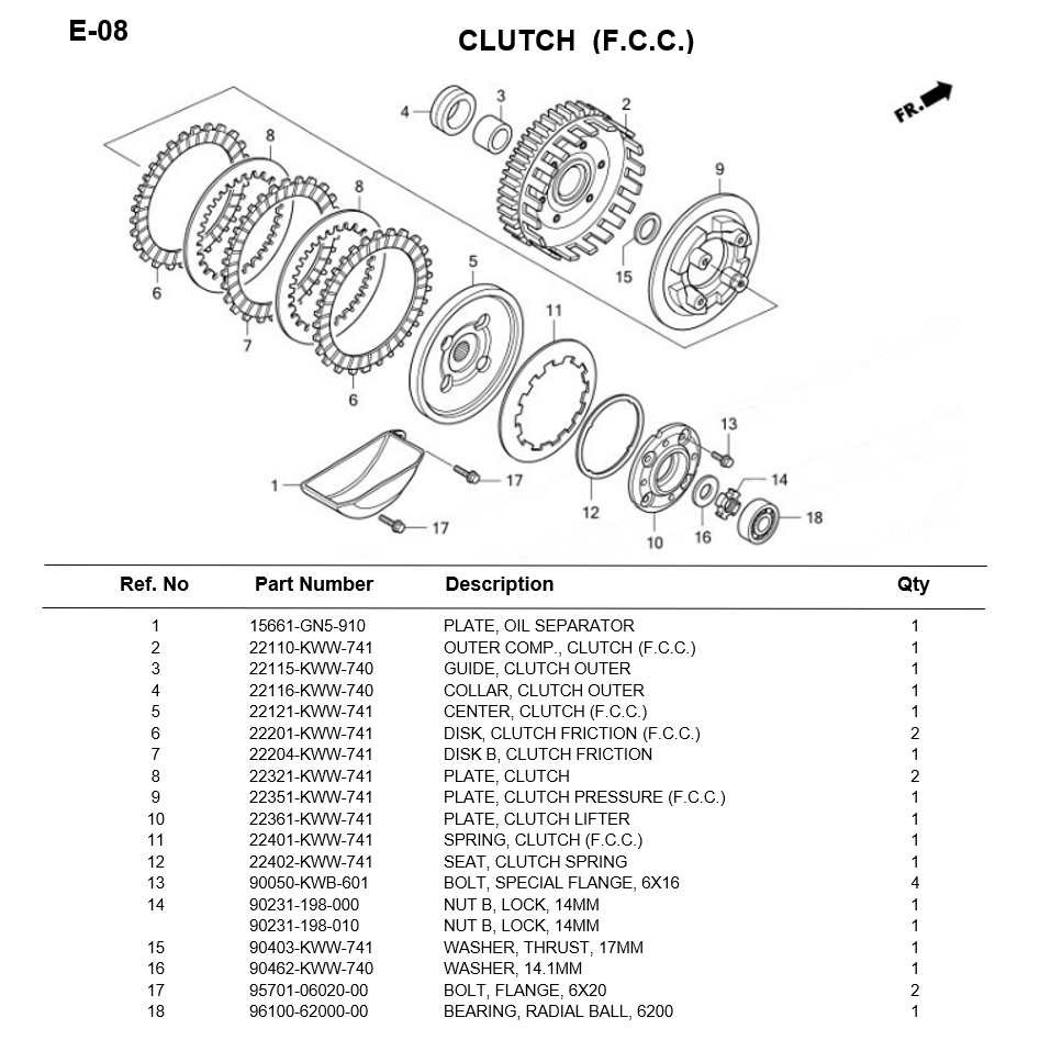 E-08-CLUTCH-(F.C.C.)-WAVE110i-2011
