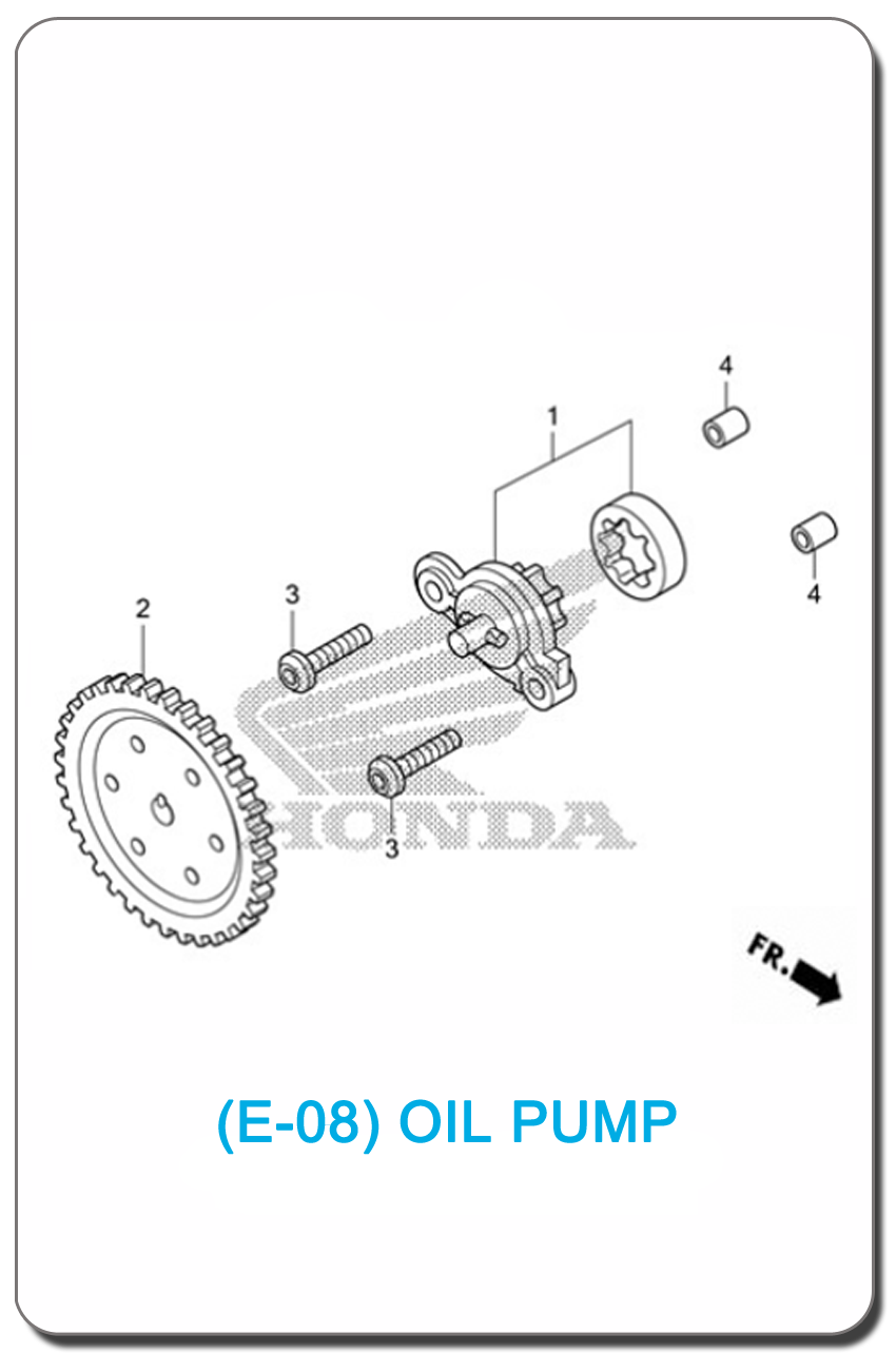 E-08-OIL PUMP SH150i 2013