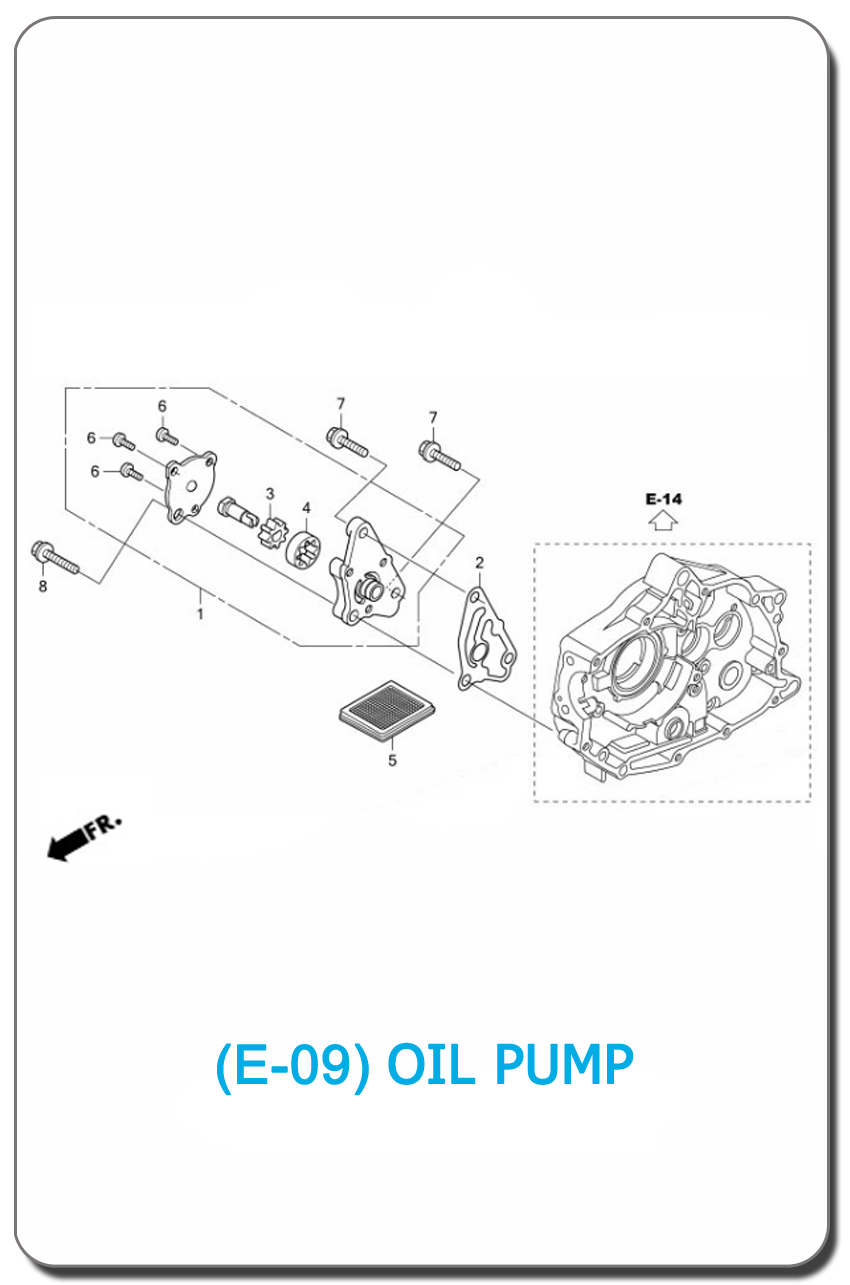 E-09-OIL PUMP WAVE110i 2011 SMALL INDEX PICTURE