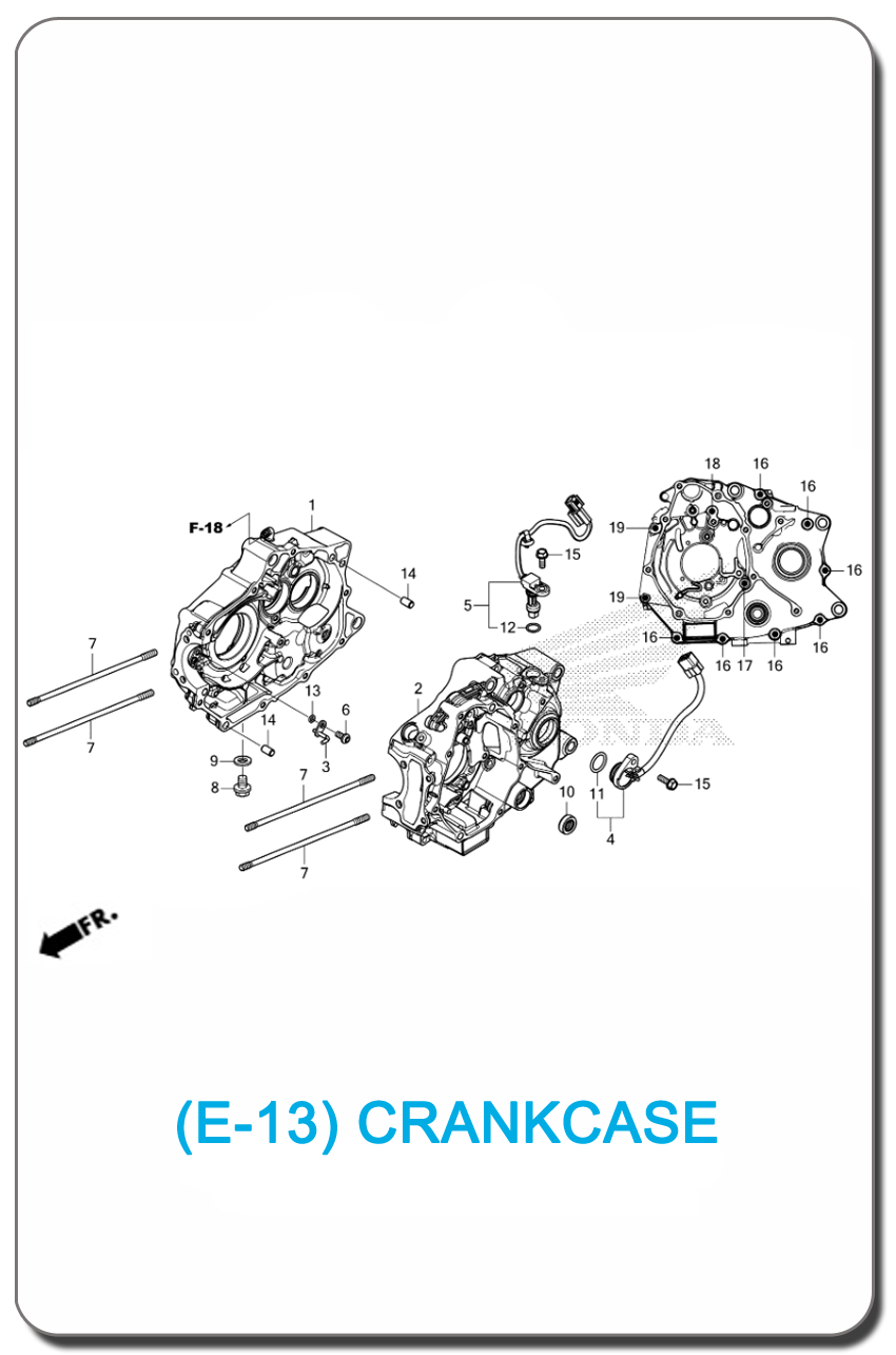 E-13/ CRANKCASE WAVE110i 2021 SMALL INDEX PICTURE