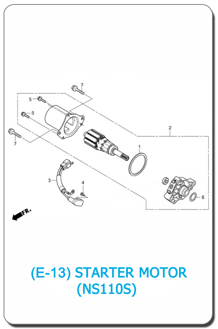 E-13-STARTER MOTOR(NS110S) WAVE110i 2011 SMALL INDEX PICTURE