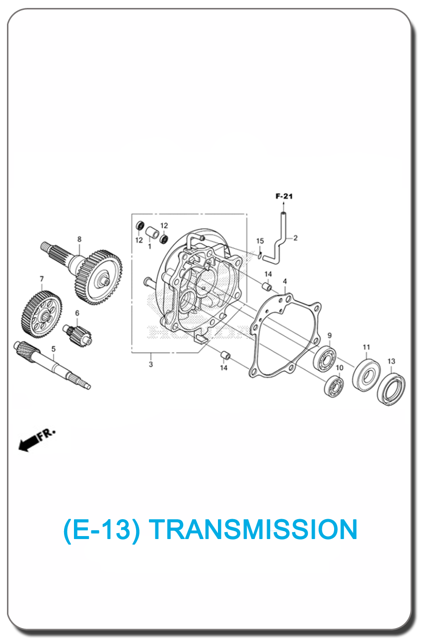 E-13/ TRANSMISSION LEAD125 2021