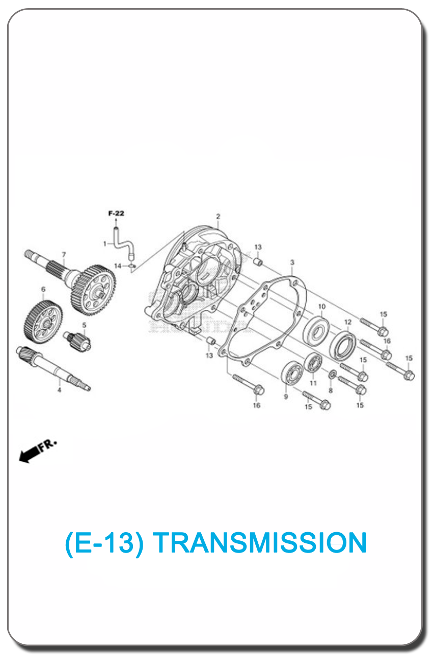 E-13-TRANSMISSION SH150i 2013