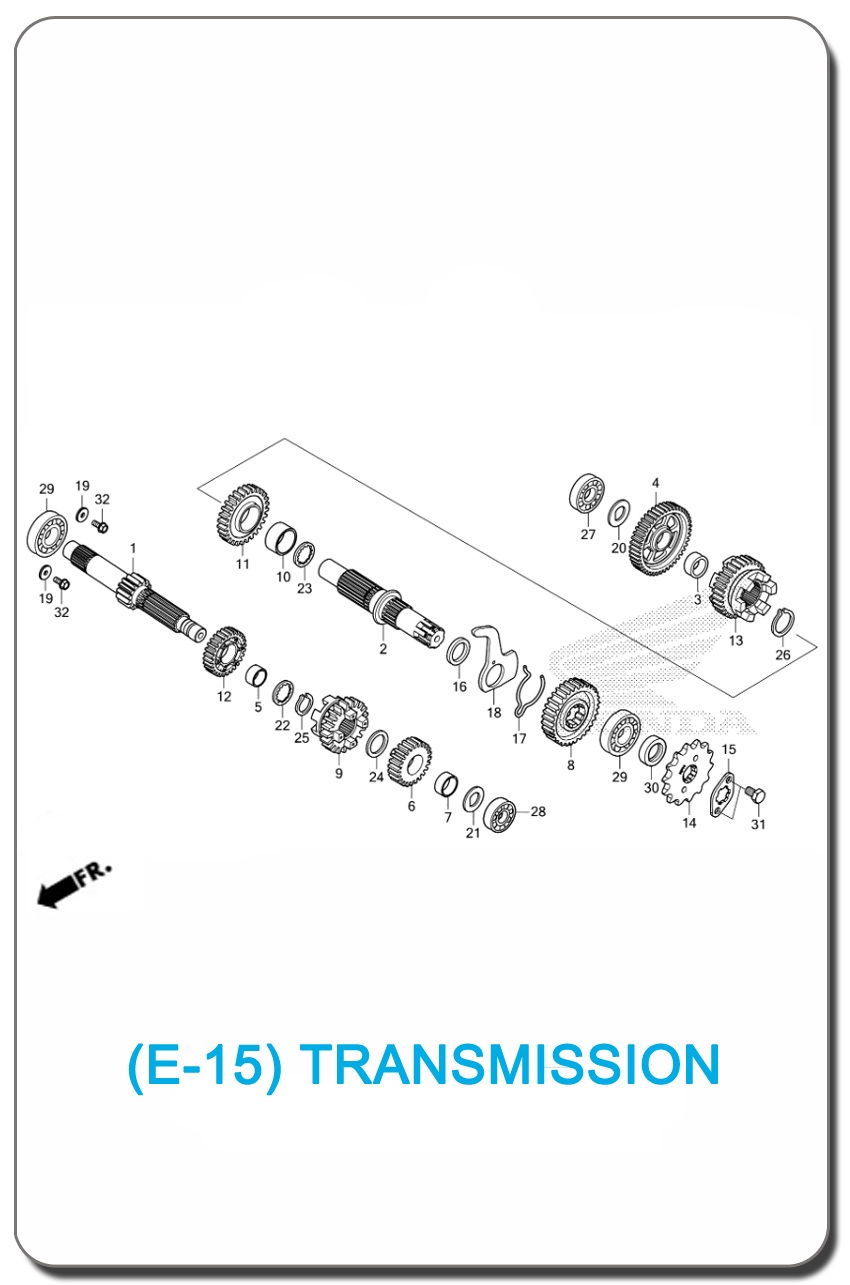 E-15/ TRANSMISSION WAVE110i 2021 SMALL INDEX PICTURE