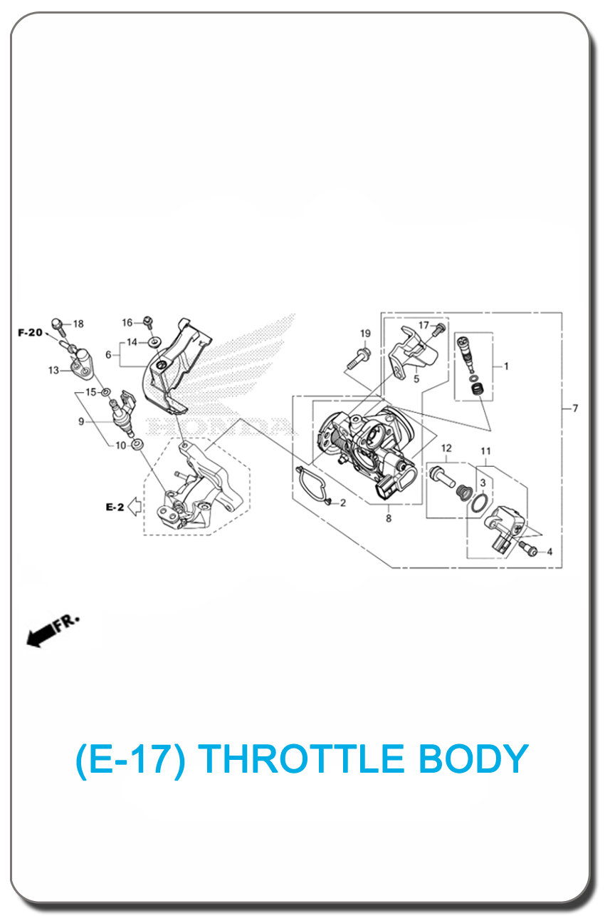 E-17/ THROTTLE BODY LEAD125 2021