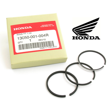 1.00 PISTON RINGS SET, GENUINE HONDA (Z100 / CZ100 / C100) (13050-001-004R)