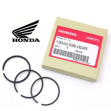 0.75 PISTON RINGS SET, GENUINE HONDA (ST50 / Z50 / CF50 / SS50) (13040-036-004R)