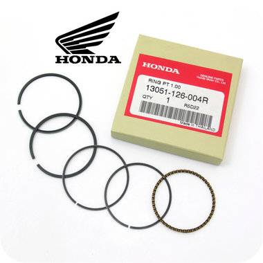 GENUINE HONDA PISTON RINGS SET Ø48MM, 1.00 (12V. ST70 / CT70 / C70 / C90) (13051-126-004R)