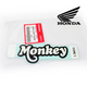 GENUINE HONDA MARK/STICKER/DECAL (MONKEY) *TYPE1*, BATTERY COVER (Z125 BLUE) (86641-K0F-T00ZD)