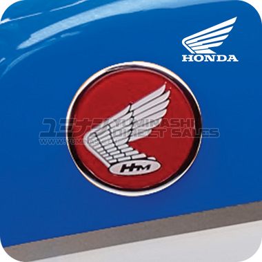 GENUINE HONDA BADGE, L. HONDA WING, *TYPE1* FUEL TANK (Z125MK MONKEY - 2018) (86202-K0F-T00ZA)