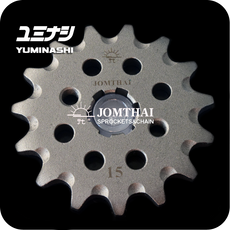 15T (420) JOMTHAI SELF-CLEANING FRONT SPROCKET RACING SERIES (CHROMOLY SCM21 STEEL ALLOY)