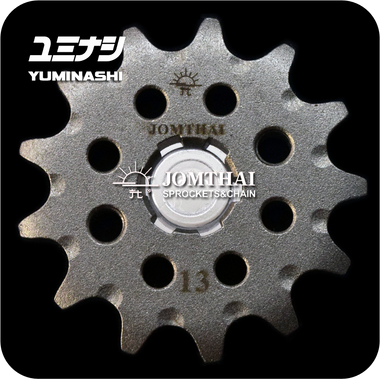 GENUINE JOMTHAI 13T (#420 PITCH) SELF-CLEANING FRONT SPROCKET RACING SERIES (CHROMOLY SCM21 STEEL ALLOY)