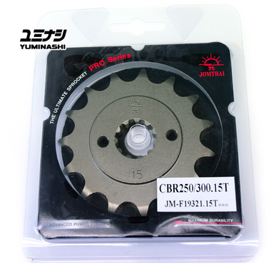 15T (#520 PITCH) JT PRO SERIES FRONT SPROCKET (CB300F/CBR250/CBR300/CRF250/CBF250/XR250) (JM-F19321.15T)