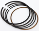 Yuminashi piston rings treated with a hard chromium plating layer (Cr).