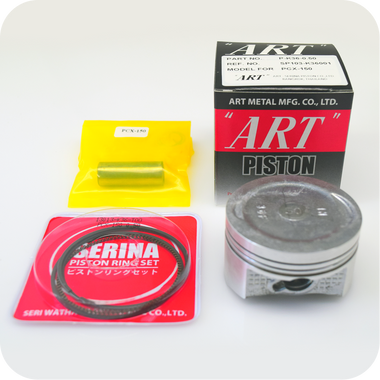 GENUINE "ART" 0.50 (57.9MM) PISTON ASSY / 14MM PIN (PCX150 ('14- ) / VARIO150 / ADV150) (K-K36-0.50)