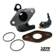 YUMINASHI 30MM MANIFOLD K26 TYPE-1B (MSX/GROM/Z125 MONKEY/...) (17110-K26-930S)