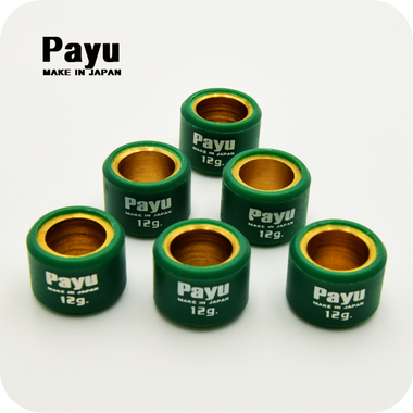 PAYU JAPAN 12 GR. ROLLER WEIGHT SET (Ø20x15MM) (6PCS/SET) (22123-KWN-112)