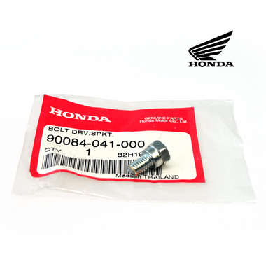 GENUINE HONDA BOLT, DRIVE SPROCKET FIXING / BOULON DE FIXATION DE PIGNON (ST50/70 - CT70 - XR250R - CBR300R...) (90084-041-000)