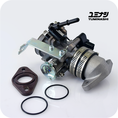 YUMINASHI 30MM THROTTLE BODY & MANIFOLD SET (MSX/GROM125 - Z125 MONKEY - CRF110F...) (16400-K26-030S)